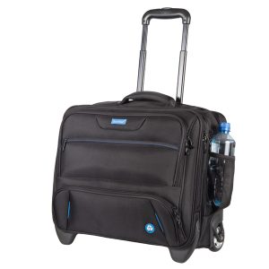 Juscha JU-46215 Laptoptrolley RPET Zwart 38x45x23cm Materiaal: Gerecycled PET