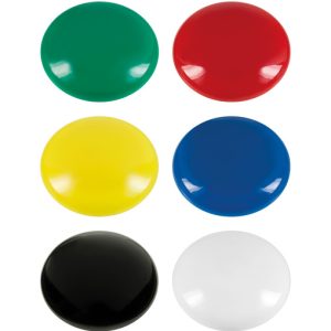 Westcott AC-E10815 Magneet Assorti Pak à 6st. Ø 25x11,8mm, 300g