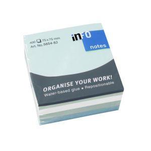 Info Notes IN-5654-83 75x75mm Assorti Iceland Blok A 400 Vel