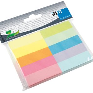 Info Notes IN-5679-88 Info Page Marker Papier 10x15x50mm, 10 Kleuren