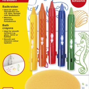 Eberhard Faber EF-524105 Badkrijtjes Met Spons 5 Stuks