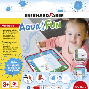 Eberhard Faber EF-524130 Tekenmat Aquafun 32x32cm Incl. 1 Waterstift