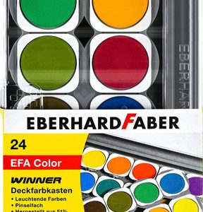 Eberhard Faber EF-578324 Verfdoos Winner 24 Kleuren + Mengpalet