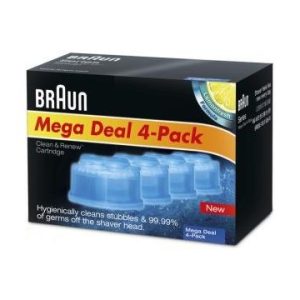 Braun CCR4 Clean & Renew Refill Cartridge 4 Stuks