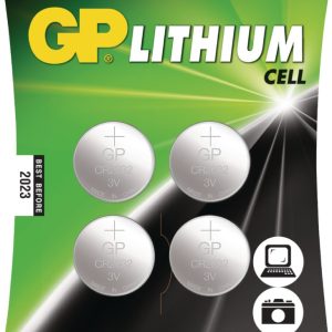 GP GP-CR2032/C4 Lithium Knoopcel Batterij Cr2032 3 V-blisterkaart