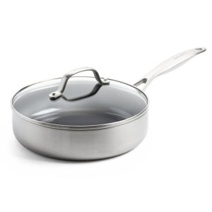 GreenPan Geneva Hapjespan 24 cm RVS