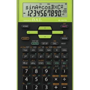 Citizen SH-EL531TGGR Calculator Sharp EL531TGGR Zwart-groen Wetenschappelijk
