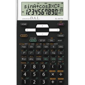Citizen SH-EL531THWH Calculator Sharp EL531THWH Zwart-wit Wetenschappelijk