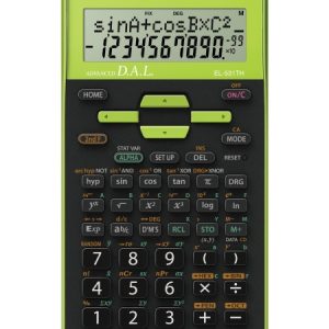 Citizen SH-EL531THGR Calculator Sharp EL531THGR Zwart-groen Wetenschappelijk