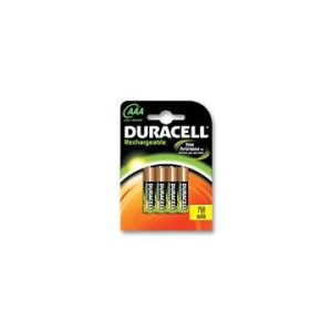 Duracell 5000394090231 Batterij Oplaadbaar Set Van 4xAAA