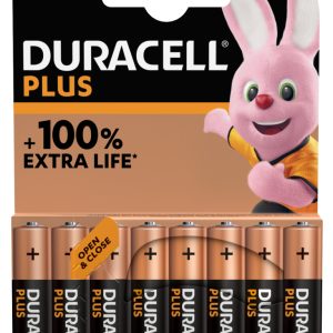 Duracell Alkaline Plus Batterij AAA 8 Pack