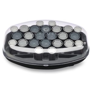 Carmen C-5040 Pro Roller Set Zwart/Grijs/Wit