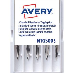 Avery AV-NTGS005 Naalden Textielpistool 5 Naalden Voor Ridderspoortang