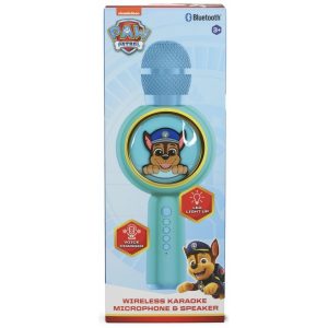 Paw Patrol Karaoke Microfoon Chase met Bluetooth + Licht Blauw