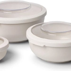 Amuse Life Bowl Lunchbox Compacte Vershouddoos met Tritan Deksel  500ml Grijs