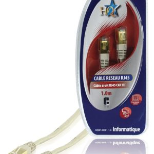 HQ HQBF-M081-1.0 Cat5e Utp Netwerkkabel Rj45 (8/8) Male - Rj45 (8/8) Male 1.00 M Grijs