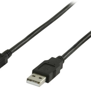 Valueline VLCP60500B10 Usb 2.0 Usb A Male - Usb Micro B Male Kabel 1,00 M Zwart