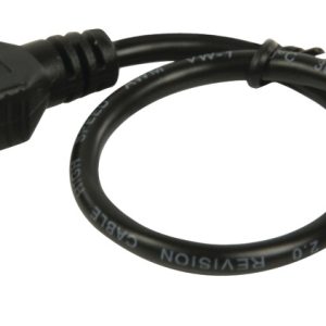 Valueline Vlcp60570b02 Usb 2.0 Usb Micro B Mannelijk - Usb A Vrouwelijk Adapter Kabel 0,20 M Zwart