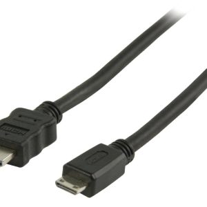 Valueline Vlvp34500b10 High Speed Hdmi Kabel met Ethernet Hdmi - Hdmi Mini-connector 1,00 M Zwart