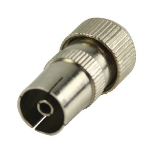 Valueline Vlsp40922m Ongesoldeerde Coax Connectoren Coax Vrouwelijk Metaal