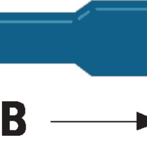 Valueline St-131 Kabelschoen Blauw 100Stuks