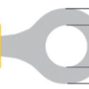 Valueline St-204 Kabelschoen Geel 100 Stuks