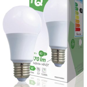Hq Hqle27a60001 Led-lamp A60 E27 6,5 W 470 Lm 2 700 K