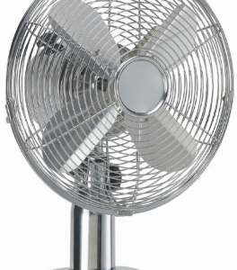 HQ KN-MTF12 Tafelventilator 30cm 35W Chroom Zilver