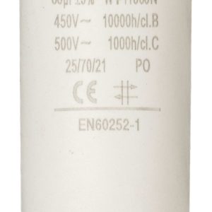 Fixapart W1-11060N Condensator 60.0 uf / 450 V + Aarde