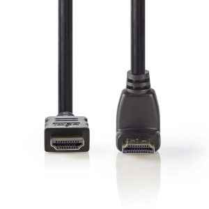 Nedis CVGP34200BK15 High Speed Hdmi-kabel Met Ethernet Hdmi-connector - Hdmi-connector 90° Haaks 1,5 M Zwart