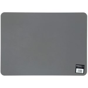 Mesapiu Placemat Lederlook Grey 45x33 Cm