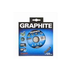 Graphite Diamantschijf 125x22x8,0x2,4mm, Segment Type X, Gelaserd, Harde Materialen Mpa En13236