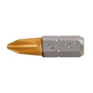 Graphite Bit Ph2 25mm S2 Tin 2 Op Een Blister