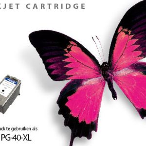 Kangaro SL-11011031 Cartridge SecondLife Canon PG 40 Zwart