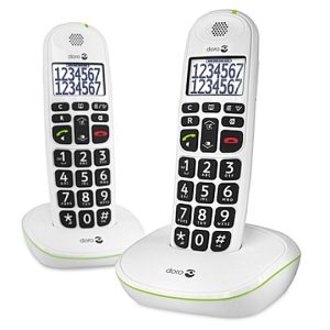 Doro Phone Easy 110 Duo Big Button Care Dect Telefoon Wit