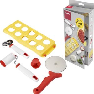 Metaltex Deko Food Line Set voor Pasta en Pizza