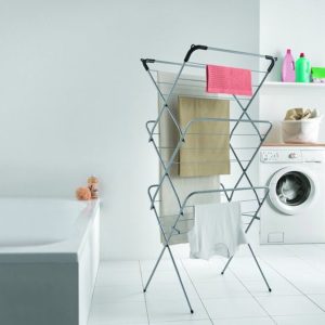 Tomado Metaltex Concerto Droogrek 14 meter Zilver met Haakjes voor kledinghangers