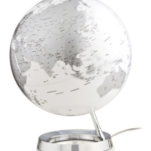 Atmosphere NR-0331F7NS-GB Globe Bright Chrome 30cm Diameter Kunststof Voet Engelstalig