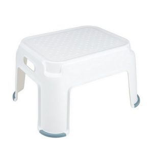 Curver Opstapje Basic Wit/Blauw