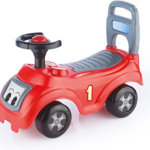 Dolu Sit & Ride Rood/Zwart Loopauto