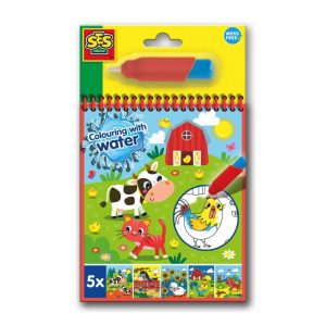 SES Creative Kleurboek Kleuren met Water Boerderij