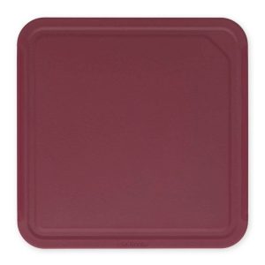 Brabantia Tasty+ Snijplank 25x0.8x25 cm Aubergine Rood