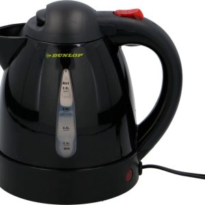 Dunlop Camping waterkoker Zwart 12V Stekker