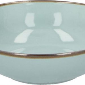 Soepkom 18X5,5 Cm Keramiek Mintblauw