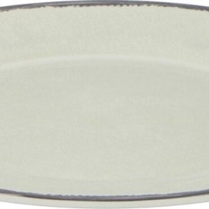 Tom Dinerbord 25 Cm Melamine 229 Gram Wit/grijs