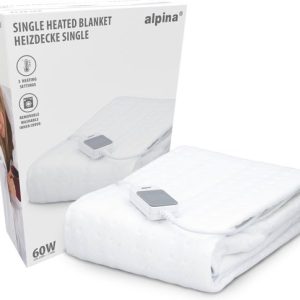 Alpina Warmtedeken 1 Persoons Elektrische Deken Onderdeken 3 Standen