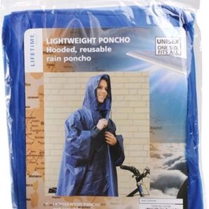 Lifetime Regenponcho met Capuchon | Blauw