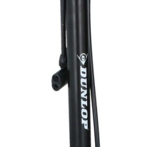 Dunlop Fietspomp staand met Extra Ventielen Zwart