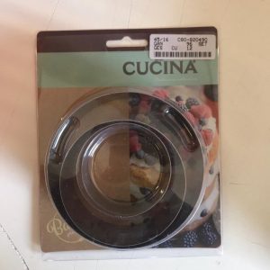 La Cucina Bakringen Rvs Vierkant + Rond 6/8/10x4Cm