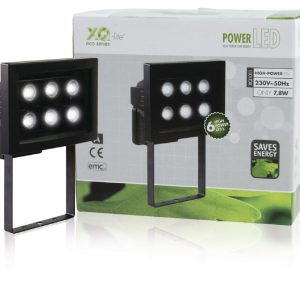 Ranex Xq-1011 Zwarte Aluminium Led (6x) Buitenlamp
